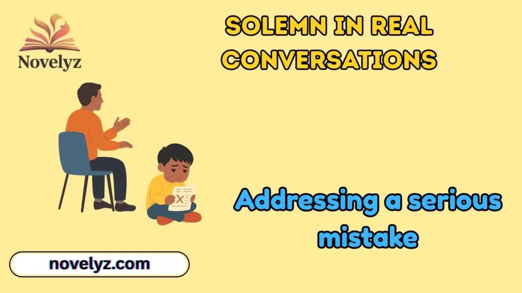 Solemn in Real Conversations