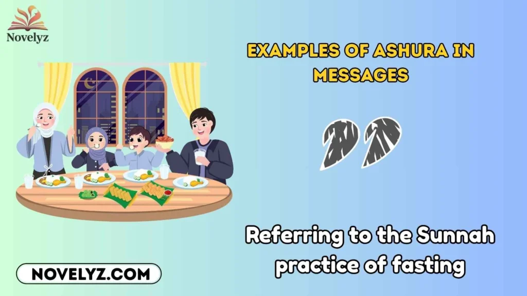 Examples of Ashura in Messages