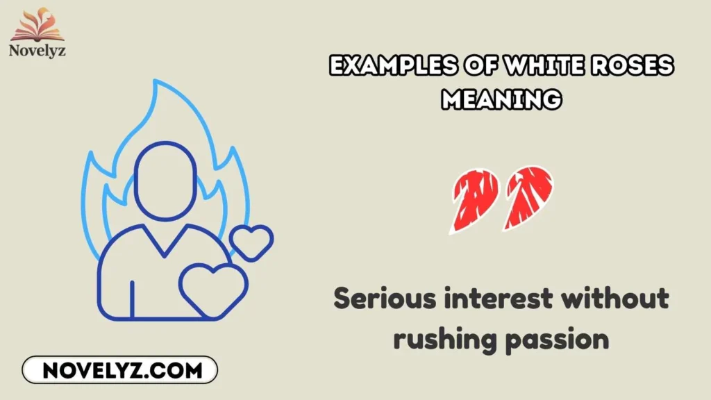 Examples of White Roses Meaning