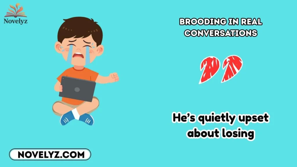 Brooding in Real Conversations