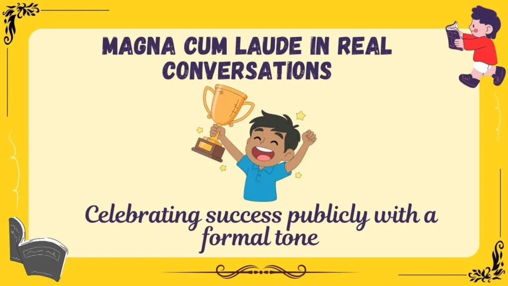 Magna Cum Laude in Real Conversations