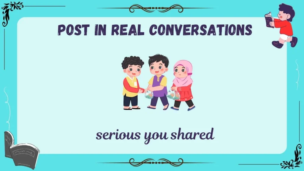 Post in Real Conversations