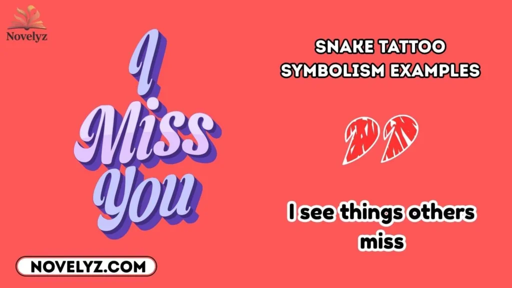 Snake Tattoo Symbolism Examples