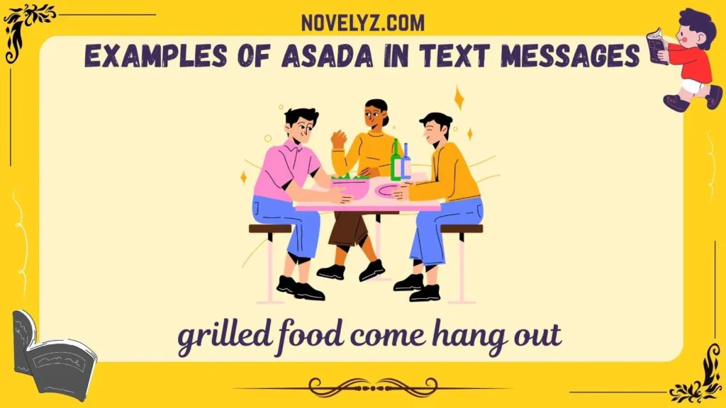 Examples of Asada in Text Messages