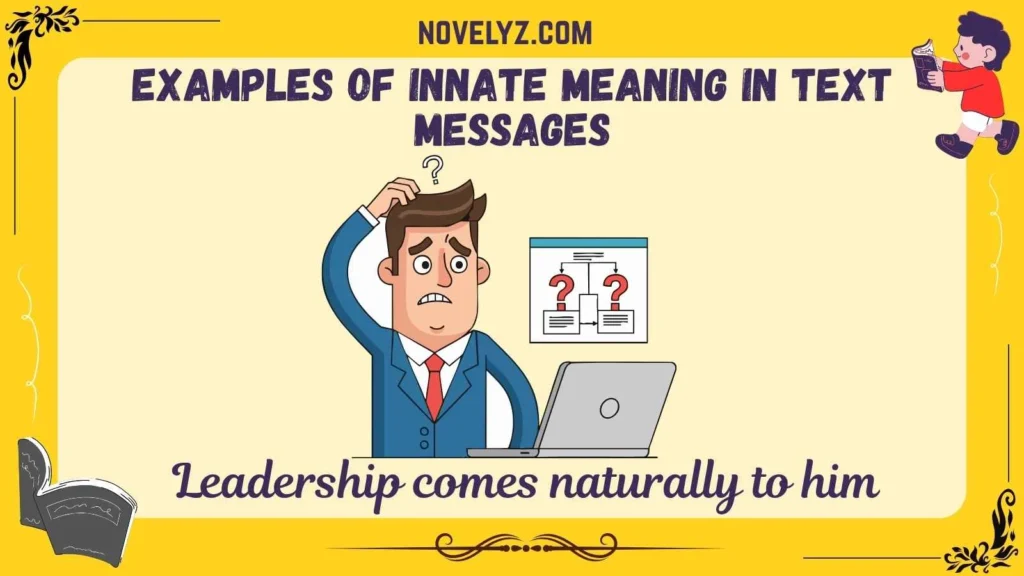Examples of Innate Meaning in Text Messages