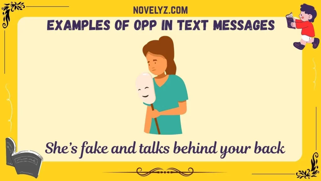 Examples of Opp in Text Messages