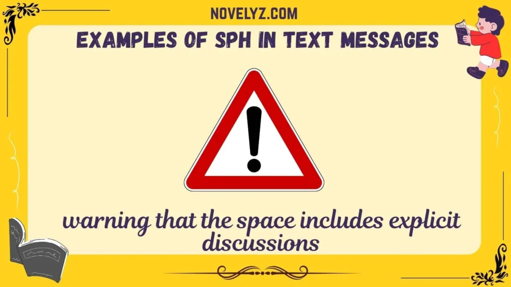 Examples of SPH in Text Messages