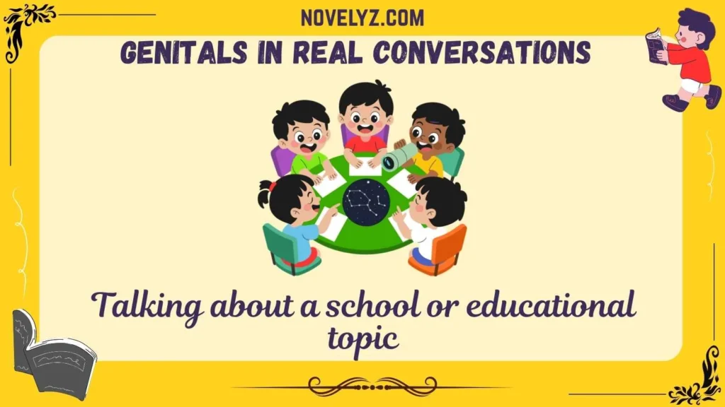 Genitals in Real Conversations