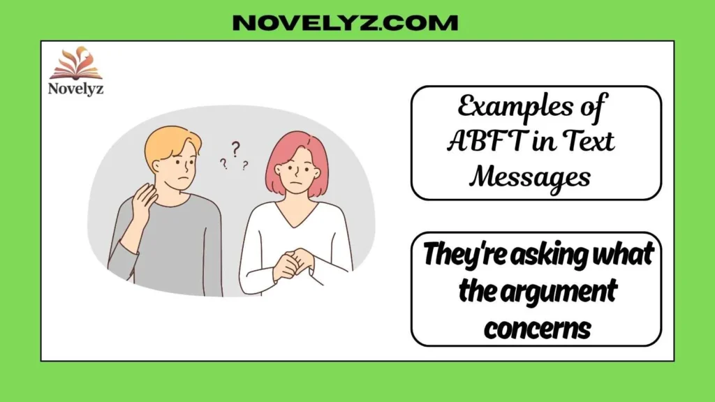 Examples of ABFT in Text Messages