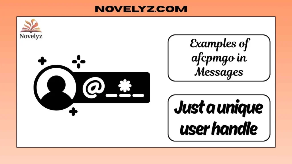 Examples of afcpmgo in Messages