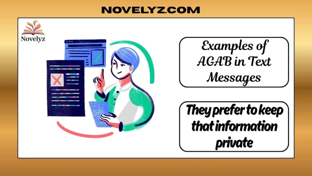 Examples of AGAB in Text Messages