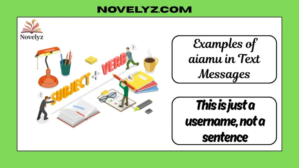 Examples of aiamu in Text Messages