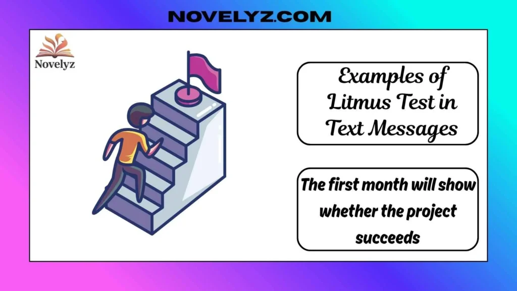 Examples of Litmus Test in Text Messages