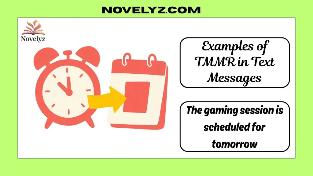 Examples of TMMR in Text Messages