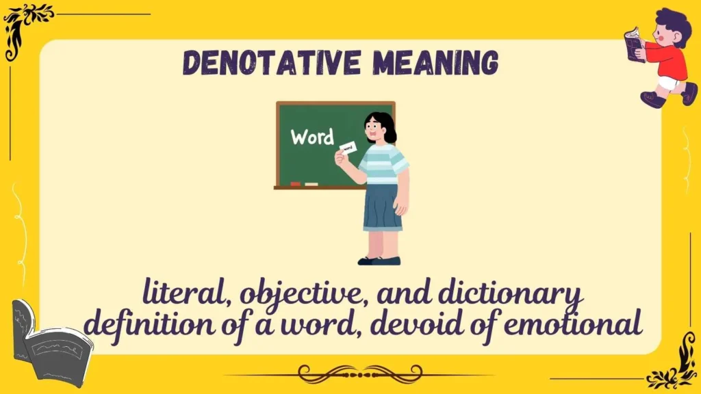 denotative meaning