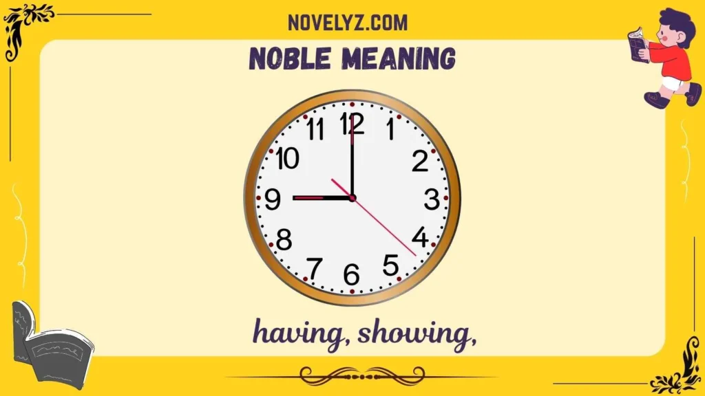noble meaning