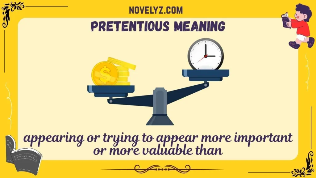 pretentious meaning