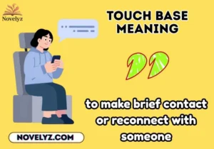 touch base meaning