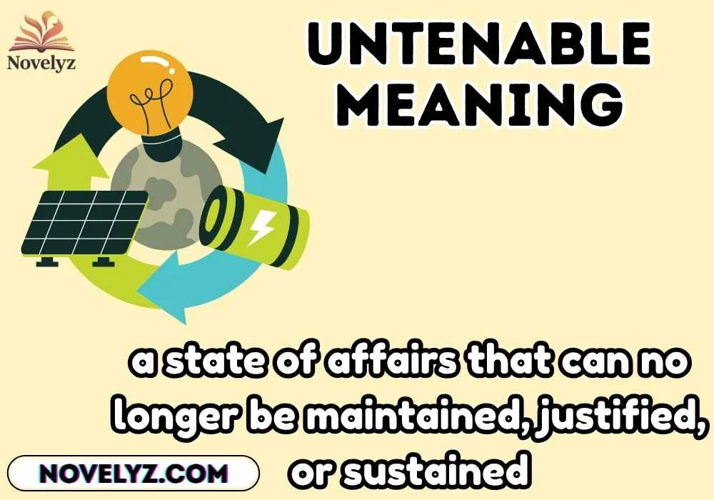 untenable meaning