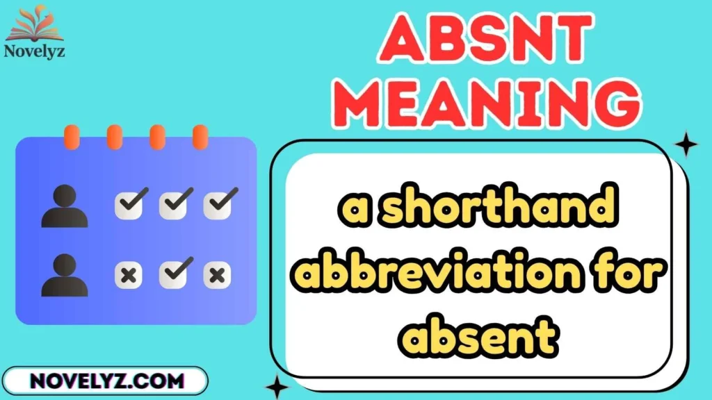 absnt meaning