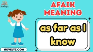afaik meaning