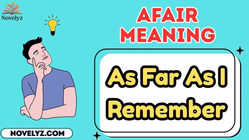afair meaning