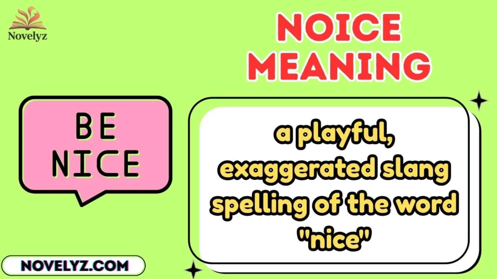 noice meaning